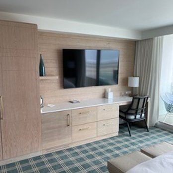 Hotel del Coronado, Curio Collection by Hilton - Dormitory like decorations with a crooked TV on the wall. - Coronado, CA