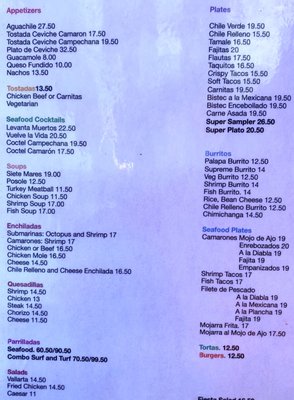 Menu photo 6 Palapa Santa Barbara, CA
