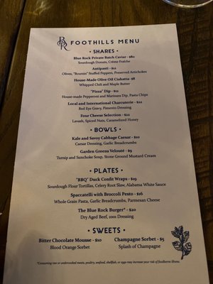 Menu photo 5 Blue Rock Washington, VA Menu photo 5 Blue Rock Washington, VA