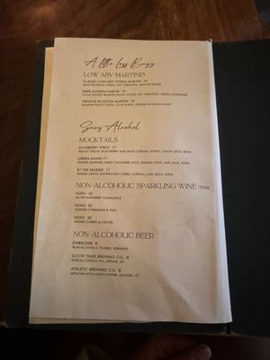 Menu photo 4 Back Bar at Hotel Eventi New York, NY