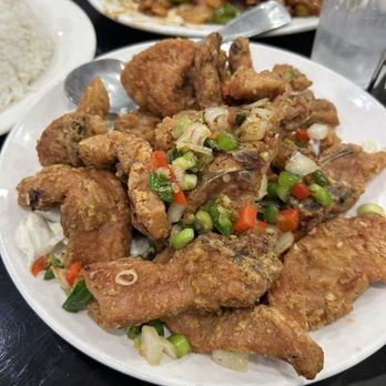 Wok’s Deli - 27. Salt and Pepper Pork Chop - Chinese Near Me - Norwalk, California Wok’s Deli - 27. Salt and Pepper Pork Chop - Chinese Near Me - Norwalk, California