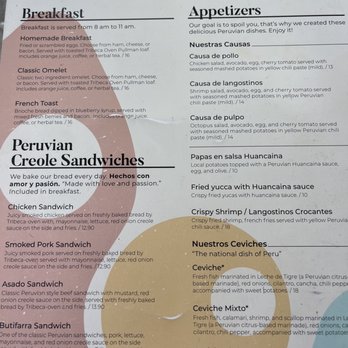 Cafe De Martin - Menu - Peruvian Near Me - Tallahassee, Florida Cafe De Martin - Menu - Peruvian Near Me - Tallahassee, Florida