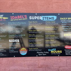 Taco Alley - Outdoor Drive thru menu!