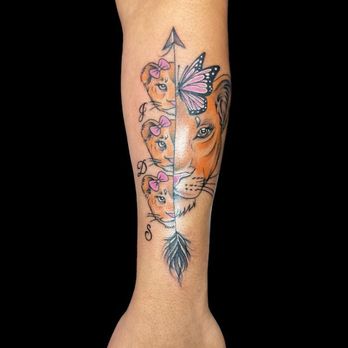 Apollo Tattoo Studio Lounge - Lioness and cubs tattoo - Tattoo Near Me - Fort Worth, Texas Apollo Tattoo Studio Lounge - Lioness and cubs tattoo - Tattoo Near Me - Fort Worth, Texas