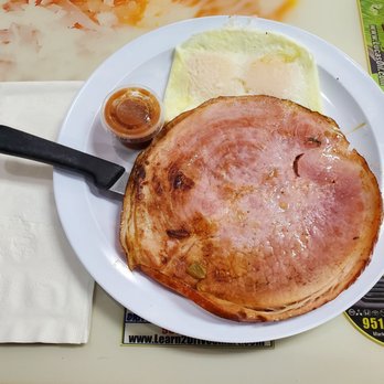 Silver Dollar Pancake House - Ham & eggs, with 3 pancakes - Breakfast & Brunch Near Me - Corona, California Silver Dollar Pancake House - Ham & eggs, with 3 pancakes - Breakfast & Brunch Near Me - Corona, California