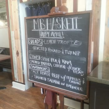 M B Haskett - Love this one of a kind menu! If u want not "the ordinary" and superb Hasket is it. - Coffee & Tea Near Me - Sioux Falls, South Dakota M B Haskett - Love this one of a kind menu! If u want not "the ordinary" and superb Hasket is it. - Coffee & Tea Near Me - Sioux Falls, South Dakota