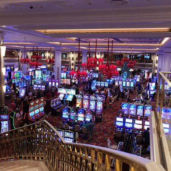 Encore Boston Harbor - View of casino floor from second floor - Resorts Near Me - Everett, Massachusetts Encore Boston Harbor - View of casino floor from second floor - Resorts Near Me - Everett, Massachusetts