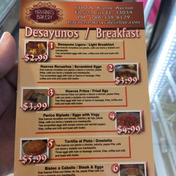Havanas Bakery Cafe - Breakfast - Bakeries Near Me - Florida City, Florida