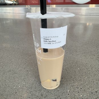 Teazzi Tea Shop - $6.50, 30% sweetness, 30% ice, and love the target scenery? :) - Bubble Tea Near Me - Sunnyvale, California