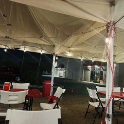 Baja Tacos - Outdoor dining setting.