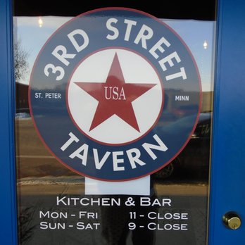 3rd Street Tavern - Hours of operation, front entry door. - Southern Near Me - Saint Peter, Minnesota 3rd Street Tavern - Hours of operation, front entry door. - Southern Near Me - Saint Peter, Minnesota