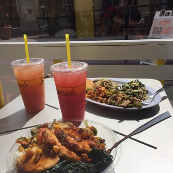 Lemonade - Mango chicken Mac bowl - New American Near Me - Huntington Beach, California Lemonade - Mango chicken Mac bowl - New American Near Me - Huntington Beach, California