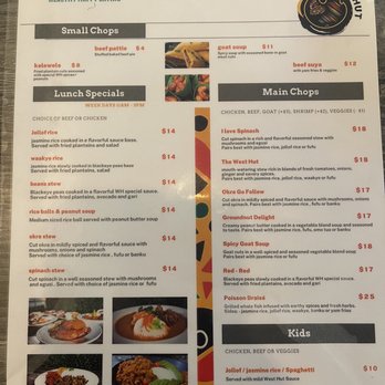 West Hut - Food Menu - African Near Me - Phoenix, Arizona West Hut - Food Menu - African Near Me - Phoenix, Arizona