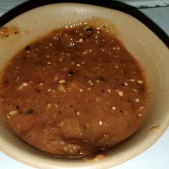 Bartaco - Do not get this Salsa, its nasty. Get the GREEN sauce! - Mexican Near Me - Tampa, Florida