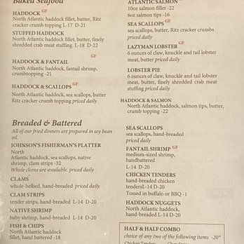 Johnson's Seafood and Steak - New Durham - Menu 4.6.22 - Seafood Near Me - New Durham, New Hampshire Johnson's Seafood and Steak - New Durham - Menu 4.6.22 - Seafood Near Me - New Durham, New Hampshire