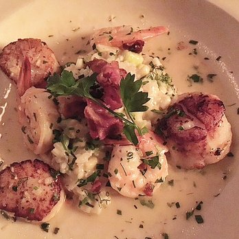 Moonstruck - Seared shrimp and scallops - American Near Me - Asbury Park, New Jersey Moonstruck - Seared shrimp and scallops - American Near Me - Asbury Park, New Jersey