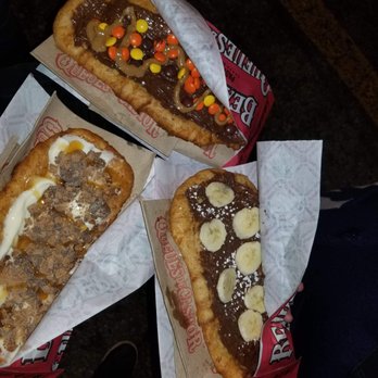 BeaverTails - Skor, PB+chocolate, nutella+banana. Skor topping was delicious! - Desserts Near Me - Toronto, Ontario