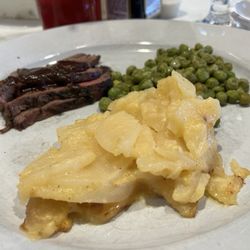 Ansel Park Independent Living - This was served 2 nights ago "some kind of meat, scalloped potatoes and peas.