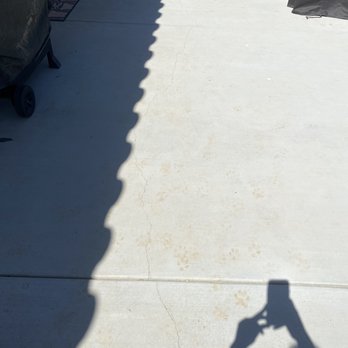 Curb Crafters - Crack across the length of the slab - Landscaping Near Me - Lancaster, California