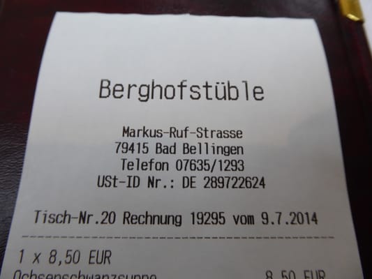 Restaurant Berghofstüble by null