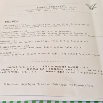 Sunday in Brooklyn - Breakfast & Brunch Near Me - London, XGL
