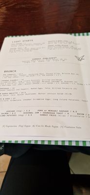 Menu photo 4 Sunday in Brooklyn London, XGL