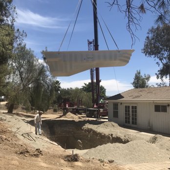 Quality Fiberglass Pools - Moving it in place - Pool & Hot Tub Service Near Me - Hemet, California