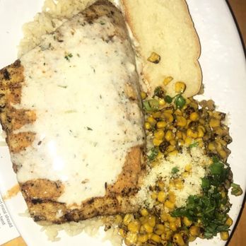 California Fish Grill - Swordfish plate with side of rice & corn - Seafood Near Me - Upland, California California Fish Grill - Swordfish plate with side of rice & corn - Seafood Near Me - Upland, California