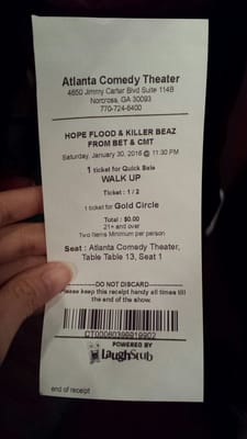 Menu photo 8 Atlanta Comedy Theater Norcross, GA Menu photo 8 Atlanta Comedy Theater Norcross, GA