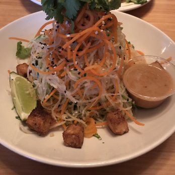 Garden Grille - This is the No Noodle Pad Thai with the sauce on the side. I would highly recommend because it was filling and delicious. - Vegan Near Me - Pawtucket, Rhode Island Garden Grille - This is the No Noodle Pad Thai with the sauce on the side. I would highly recommend because it was filling and delicious. - Vegan Near Me - Pawtucket, Rhode Island