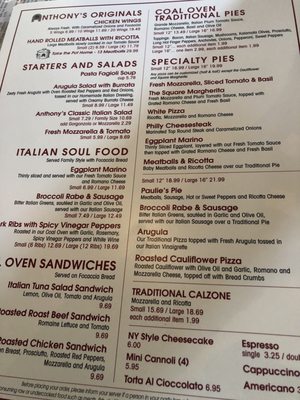 Menu photo 7 Anthony's Coal Fired Pizza & Wings Tampa, FL