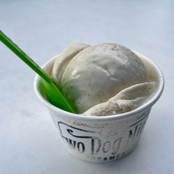 Two Dog Night Creamery - Single scoop bananas foster