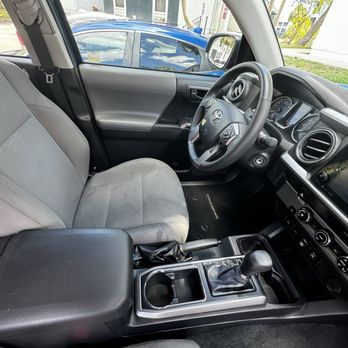 WTF Mobile Detailing - Drivers front seat, there used to be so much junk in the center console and it was just gross - Auto Detailing Near Me WTF Mobile Detailing - Drivers front seat, there used to be so much junk in the center console and it was just gross - Auto Detailing Near Me