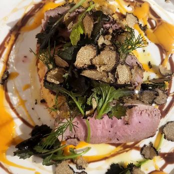 Casa del Barolo - Pork with black truffles - Mediterranean Near Me - Torino, TO Casa del Barolo - Pork with black truffles - Mediterranean Near Me - Torino, TO