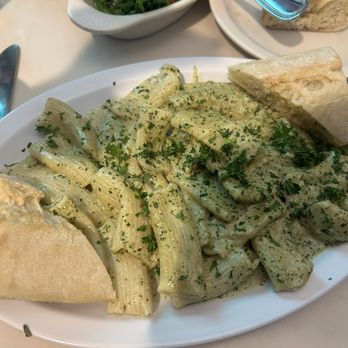 Mangia Mangia Pasta Cafe - Rigatoni with creamy pesto - Italian Near Me - Key West, Florida Mangia Mangia Pasta Cafe - Rigatoni with creamy pesto - Italian Near Me - Key West, Florida
