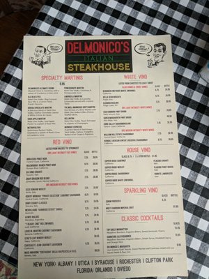 Menu photo 6 Delmonico's Italian Steakhouse Syracuse, NY Menu photo 6 Delmonico's Italian Steakhouse Syracuse, NY