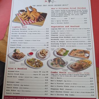 Max's Restaurant - Queens - Menu - Filipino Near Me - Queens, New York