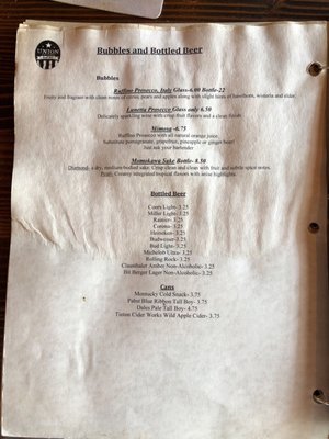 Menu photo 7 Union Tavern Anacortes, WA