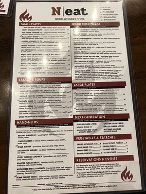 Menu photo 5 Neat Buffalo, NY