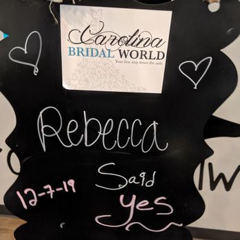 Carolina Bridal World - I found my dress!! - Bridal Near Me - Burlington, North Carolina