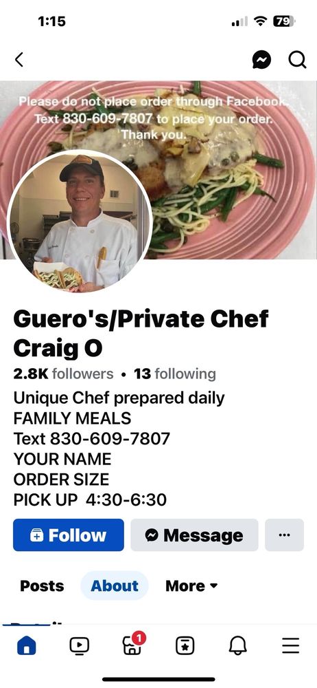 Food from Guero's Backyard
