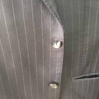 Blanco Family Cleaners - Broken button. - Laundry Services Near Me - Orem, Utah
