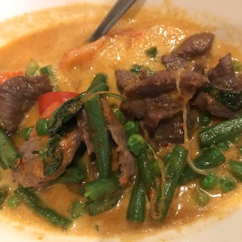 Krystal Thai - Panang Curry with beef. - Thai Near Me - Crystal Lake, Illinois Krystal Thai - Panang Curry with beef. - Thai Near Me - Crystal Lake, Illinois