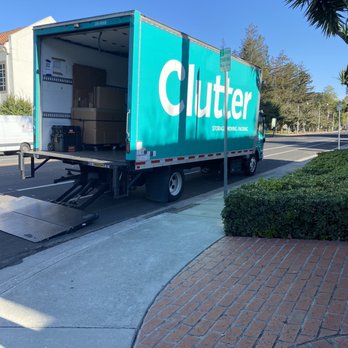 Clutter - The clutter truck outside my business. - Self Storage Near Me