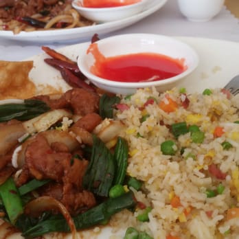 King Palace - Mongolian Beef with pork fried rice! - Chinese Near Me - San Ramon, California