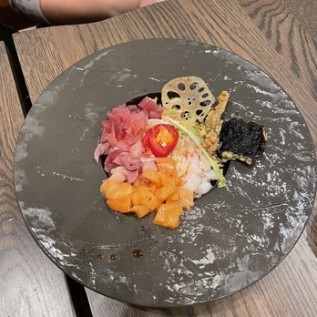 Kona Cafe - The Poke' Bowl, Presentation was appetizing! - Sushi Bars Near Me - Lake Buena Vista, Florida