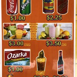 Ricuras Colombianas Y Mas - Menu 1