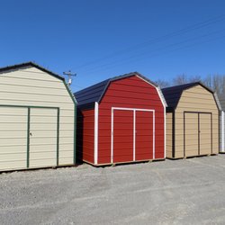 Metal lofted storage units