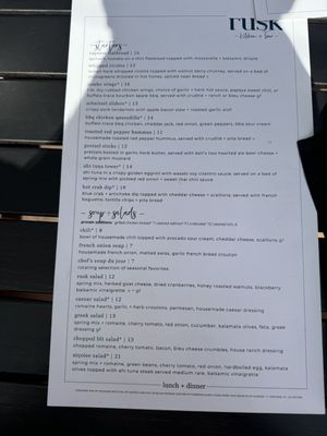Menu photo 4 Rusk Kitchen & Bar Cincinnati, OH