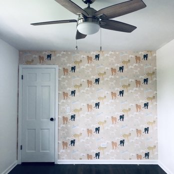 DVL Home Services - Accent wallpaper wall - Painters Near Me - Skokie, Illinois DVL Home Services - Accent wallpaper wall - Painters Near Me - Skokie, Illinois